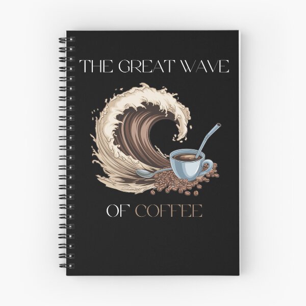 Item preview, The great wave of coffee designed and sold by VestimentaVide.