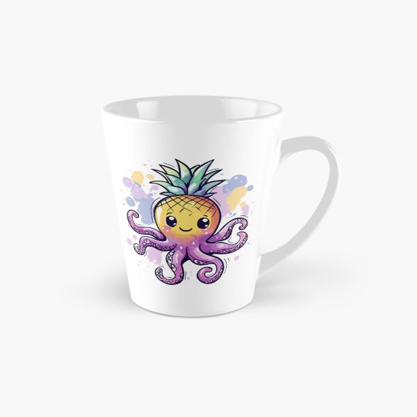 Item preview, Octopineapple - Cute Tropical Kawaii Octopus designed and sold by RoseoftheWild.