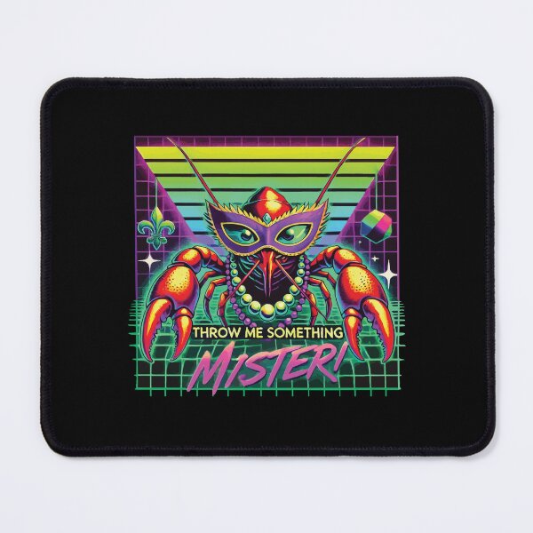 Item preview, Mardi Gras Crawfish Throw Me Something Mister designed and sold by LuminOrb.