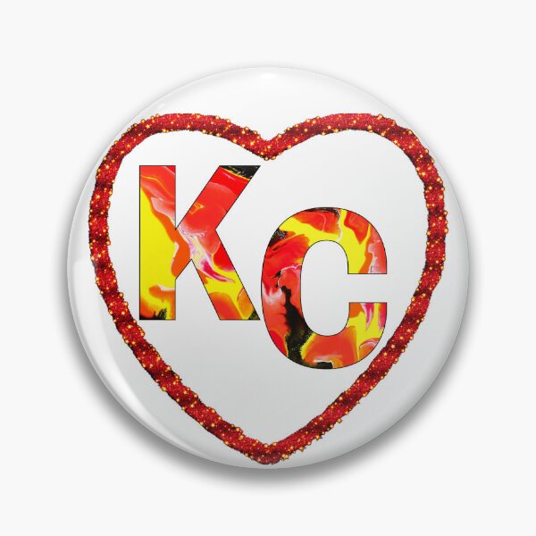 Item preview, Red & Yellow + KC Heart - Team Colors - jdp-01-10-0006 designed and sold by ANomadDesigns.