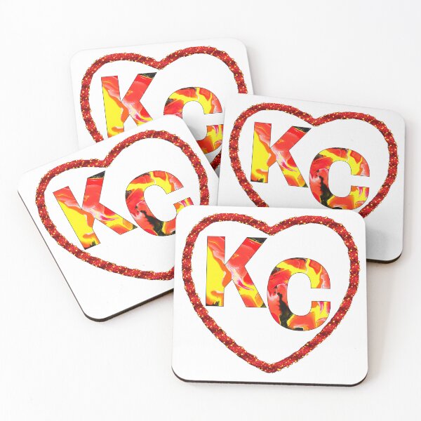 Item preview, Red & Yellow + KC Heart - Team Colors - jdp-01-10-0006 designed and sold by ANomadDesigns.