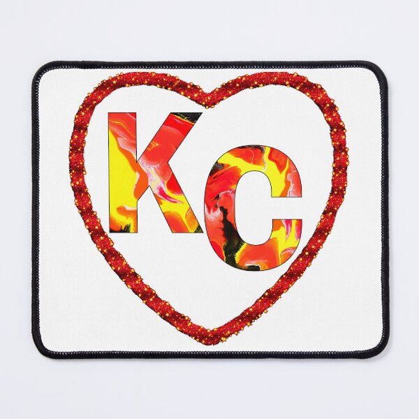Item preview, Red & Yellow + KC Heart - Team Colors - jdp-01-10-0006 designed and sold by ANomadDesigns.