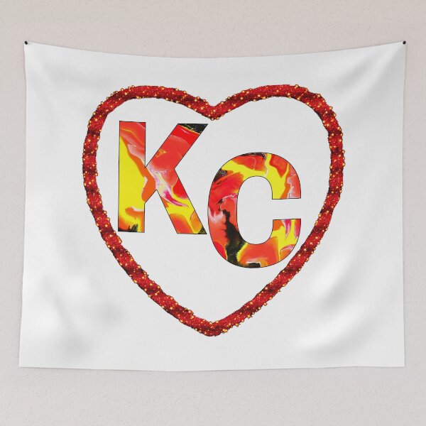 Item preview, Red & Yellow + KC Heart - Team Colors - jdp-01-10-0006 designed and sold by ANomadDesigns.
