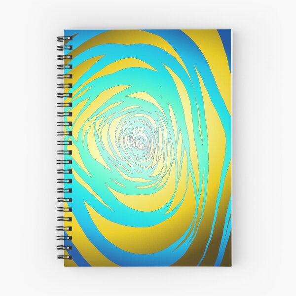 Item preview, Simple Spiral Blue Yellow designed and sold by SirkDesignsLtd.