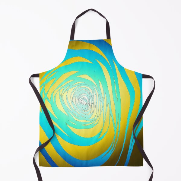Item preview, Simple Spiral Blue Yellow designed and sold by SirkDesignsLtd.