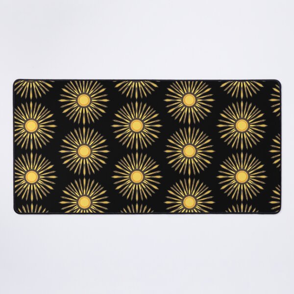 Item preview, Stylized Sunburst Graphic with Radiating Golden Rays designed and sold by artwaves.