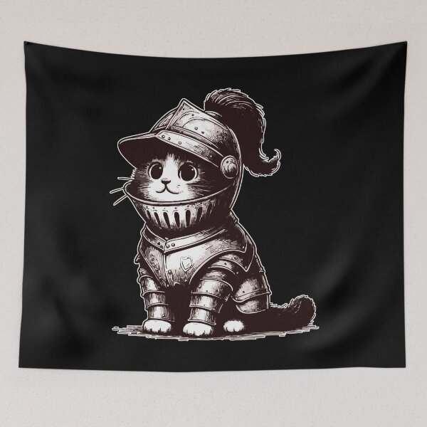 Item preview, Cat Knight Vintage Monochromatic designed and sold by TomFrontierArt.