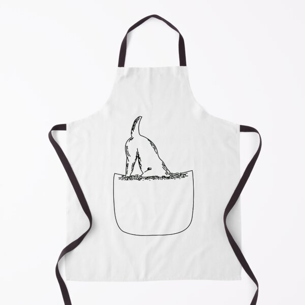 Item preview, Minimalist black and white dog digging artwork designed and sold by olenapetol.