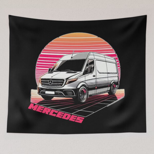 Item preview, 2024 Mercedes sprinter van retro style designed and sold by VANLIFE..