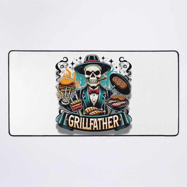 Item preview, Grillfather – Funny Skeleton BBQ Master Design designed and sold by BogskyShop.