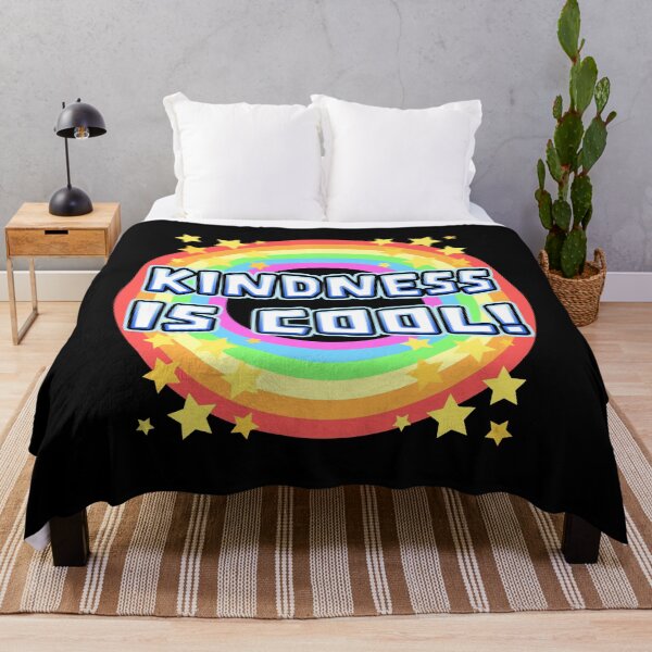 Item preview, Kindness Is Cool Retro Rainbow & Stars | Anti-Bullying designed and sold by Dmetalx Art Apparel.