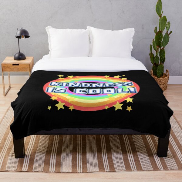 Item preview, Kindness Is Cool Retro Rainbow & Stars | Anti-Bullying designed and sold by Dmetalx Art Apparel.