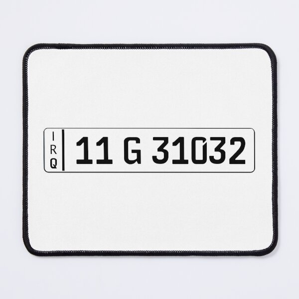 Item preview, Iraq License plate | Bagdad designed and sold by AirVenturi.