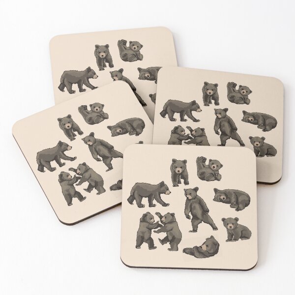 Item preview, Frolicking Baby Bears  designed and sold by Unhinged Heather.