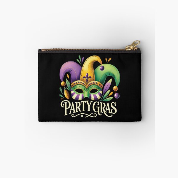 Item preview, Mardi Gras Jester Mask Party Gras Vibes designed and sold by LuminOrb.
