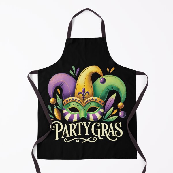 Item preview, Mardi Gras Jester Mask Party Gras Vibes designed and sold by LuminOrb.