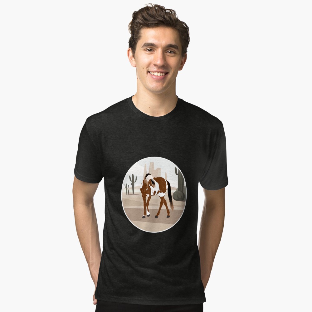 Aperçu de l'œuvre T-shirt chiné créée et vendue par WebEquitation.