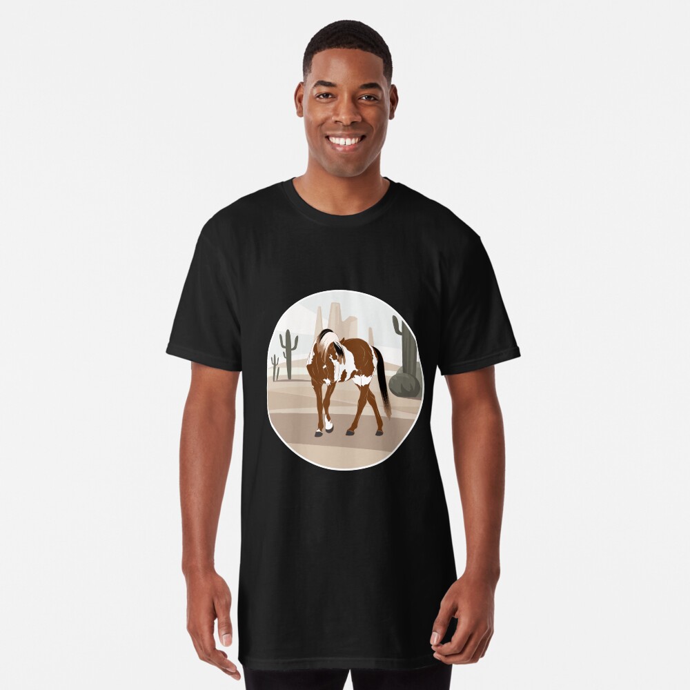 Aperçu de l'œuvre T-shirt long créée et vendue par WebEquitation.
