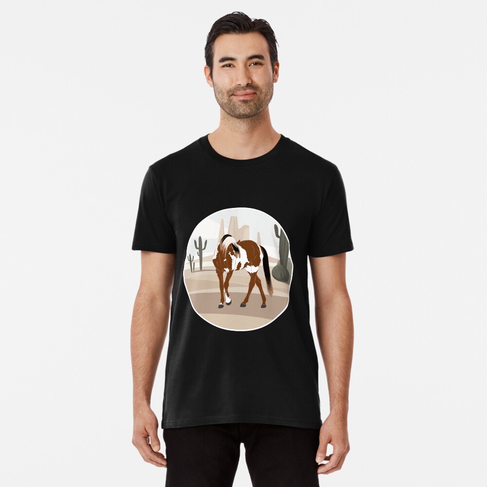 Aperçu de l'œuvre T-shirt premium créée et vendue par WebEquitation.