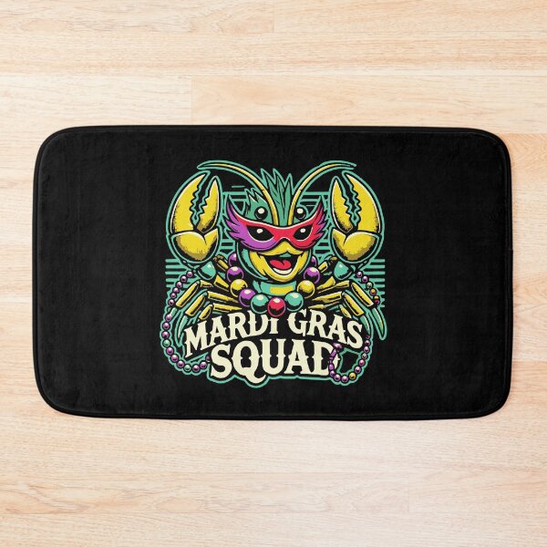 Item preview, Mardi Gras Squad Fun Crab Vibes designed and sold by LuminOrb.