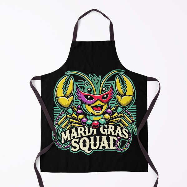 Item preview, Mardi Gras Squad Fun Crab Vibes designed and sold by LuminOrb.