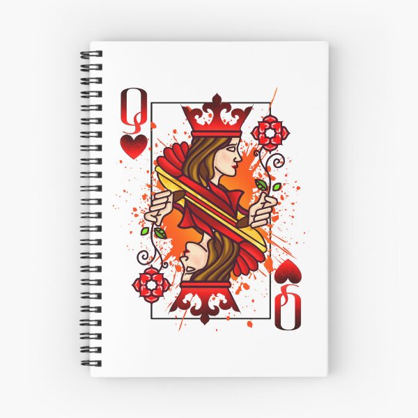 Item preview, Queen of hearts - playing cards pop Art designed and sold by Roysdisturbia.