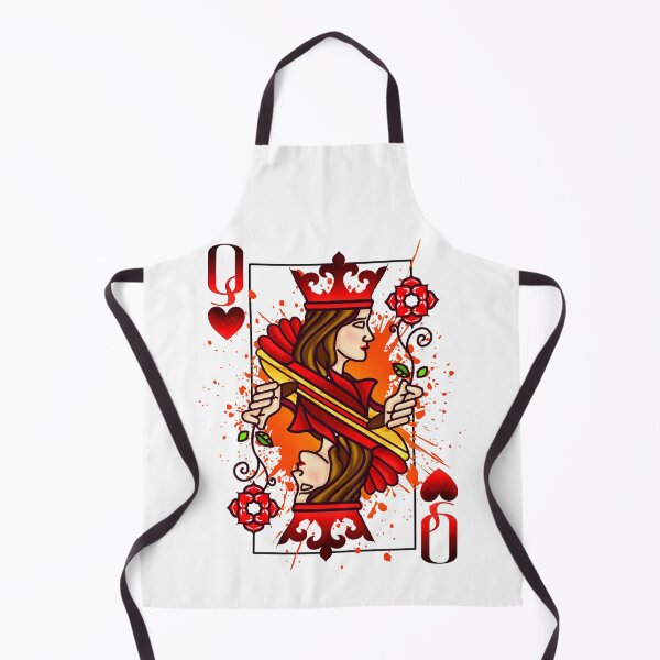 Item preview, Queen of hearts - playing cards pop Art designed and sold by Roysdisturbia.