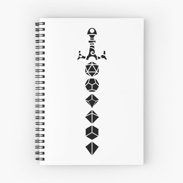 Item preview, Polyhedral Dice Set Sword Dice Collector designed and sold by pixeptional.