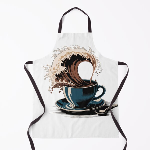 Item preview, The great wave of coffee designed and sold by VestimentaVide.