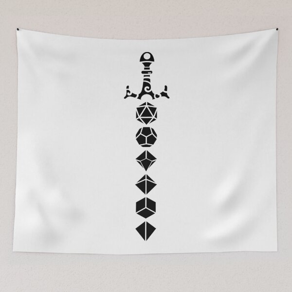 Item preview, Polyhedral Dice Set Sword Dice Collector designed and sold by pixeptional.