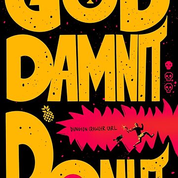 Imagen de la obra La portada de Carl, el explorador de mazmorras, maldita sea, donut de TheDoodlemancer