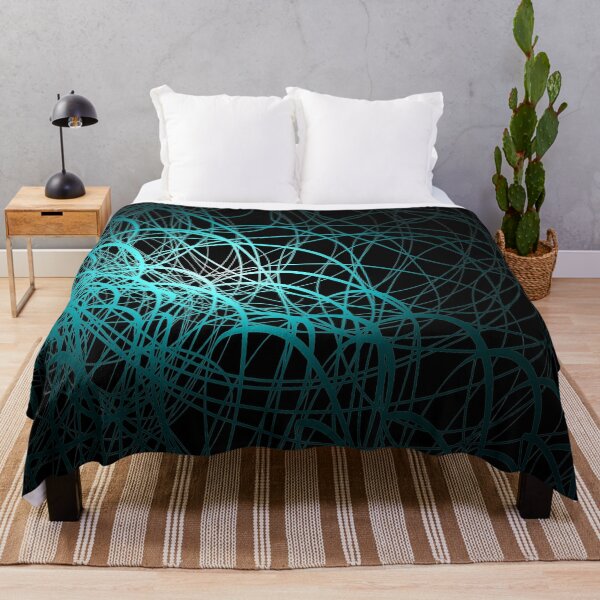 Item preview, Linear Waves Blue designed and sold by SirkDesignsLtd.