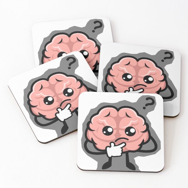 Item preview, Cute Brain in Deep Thought designed and sold by ShoretheBore.