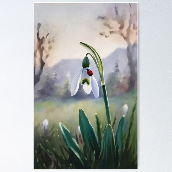 Item preview, Flowers - Snowdrop Flowers  designed and sold by CanvasCarousel.