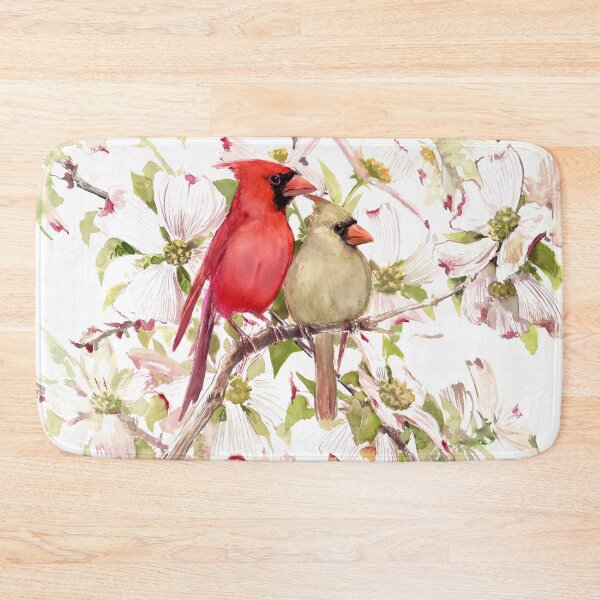 Item preview, Cardinal Birds and Dogwood designed and sold by surenart.