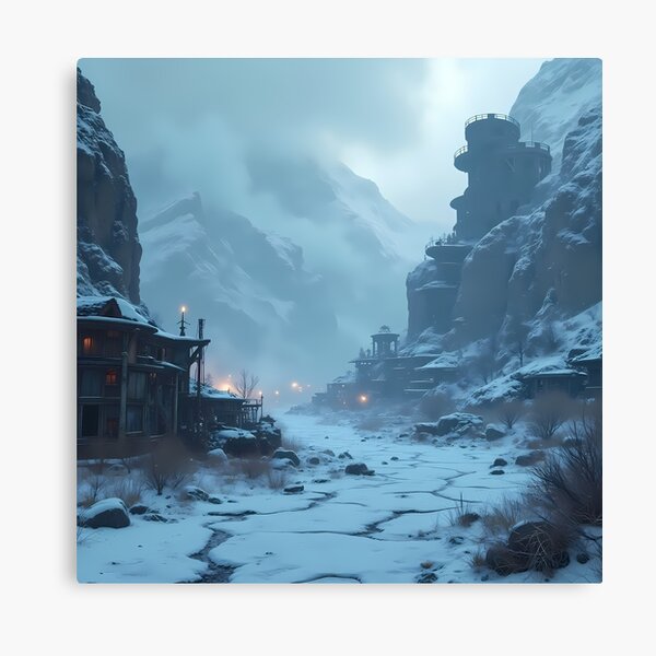 Item preview, Skyrim Frozen Peaks – A Post-Apocalyptic Winter Wasteland designed and sold by somethingcreative.