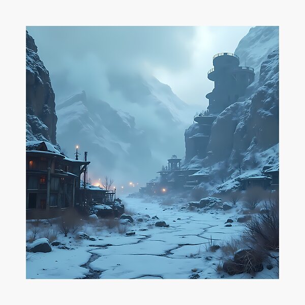 Item preview, Skyrim Frozen Peaks – A Post-Apocalyptic Winter Wasteland designed and sold by somethingcreative.