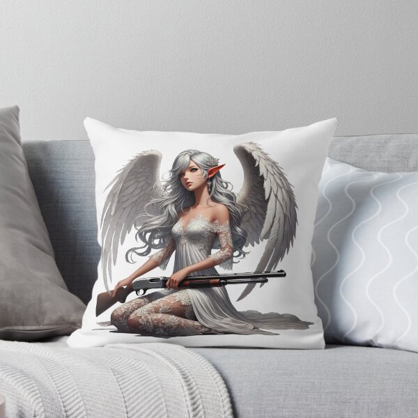 Item preview, Angel With A Shotgun designed and sold by RAWLIFEGRAPHIC.