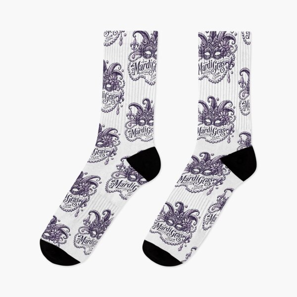 Item preview, Mardi Gras Vintage Style Social Club Elegance designed and sold by LuminOrb.