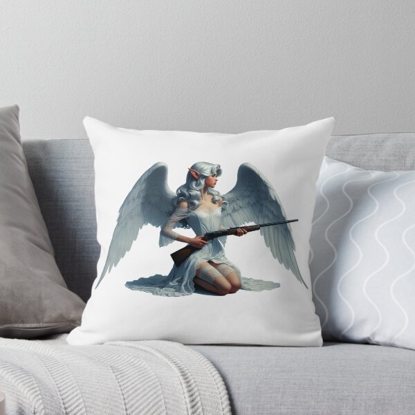 Item preview, Angel With A Shotgun designed and sold by RAWLIFEGRAPHIC.