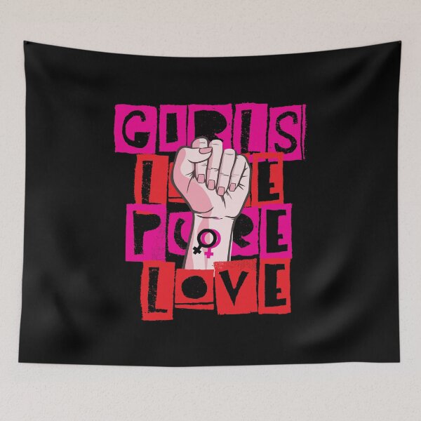 Item preview, Girls Love Pure Love designed and sold by What you are is Beautiful.