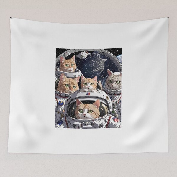 Item preview, "Galactic Catstronauts" designed and sold by Kitty Kingdom Art.