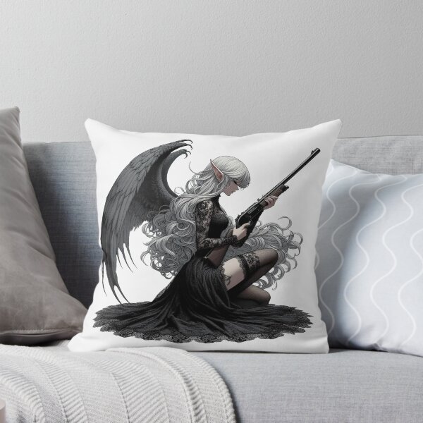 Item preview, Angel With A Shotgun designed and sold by RAWLIFEGRAPHIC.