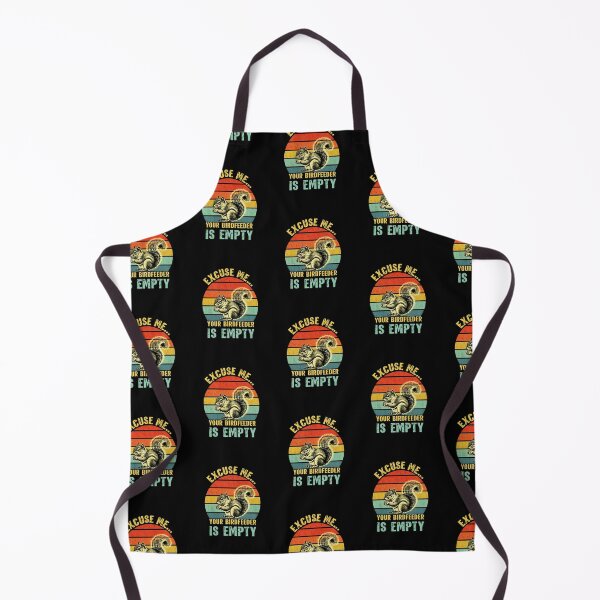 Item preview, "Excuse Me, Your Bird Feeder Is Empty" – Funny Vintage Squirrel Lover Pocket Design designed and sold by Colorful-Garden.