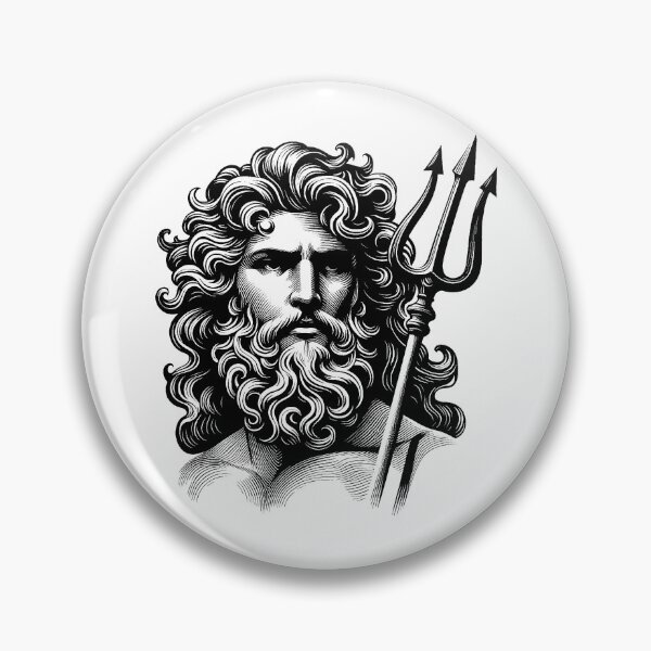 Item preview, Power and Presence Poseidon Portrait Commands Attention designed and sold by NTGUILTY.