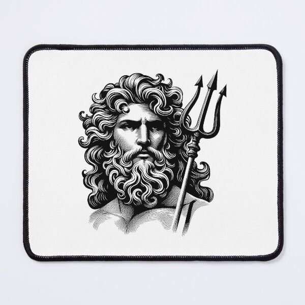 Item preview, Power and Presence Poseidon Portrait Commands Attention designed and sold by NTGUILTY.