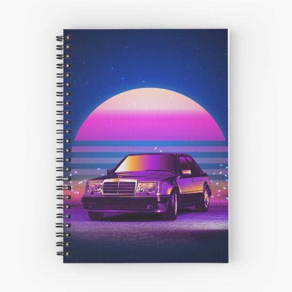 Aperçu de l'œuvre Mercedes-Benz W124 Rétro Art créée et vendue par aliigal.