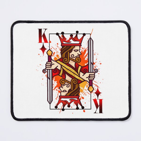 Item preview, King of Diamonds playing cards pop Art designed and sold by Roysdisturbia.