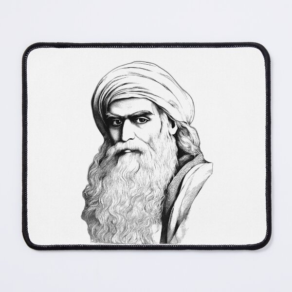 Item preview, Philosophical Poet Omar Khayyam's Thoughtful Portrait designed and sold by NTGUILTY.