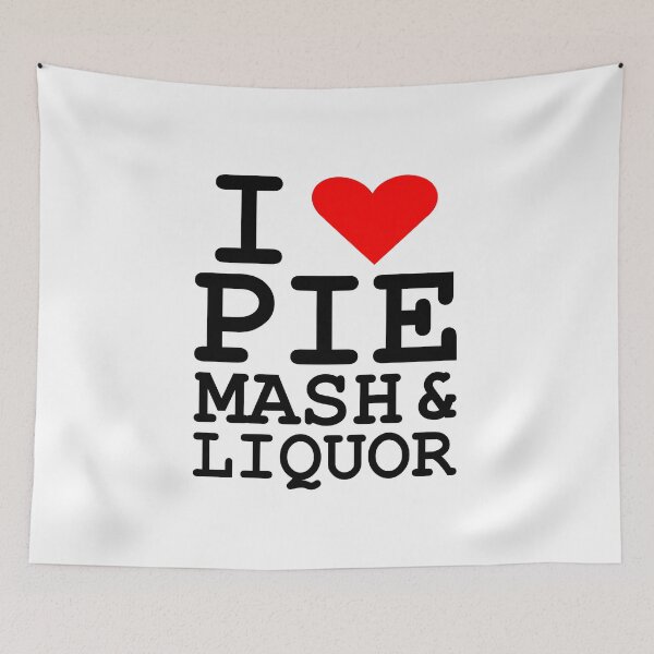 Item preview, I Love Traditional London Pie Mash & Liquor V2a3 designed and sold by RetrospectUK.